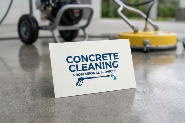 Concrete Cleaning example 1