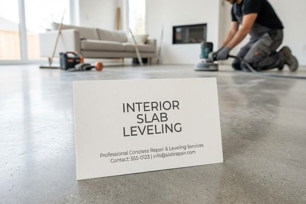 Interior Slab Leveling example 2
