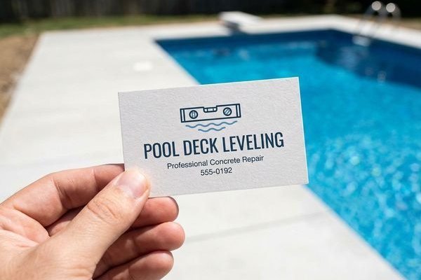 Pool Deck Leveling example 1