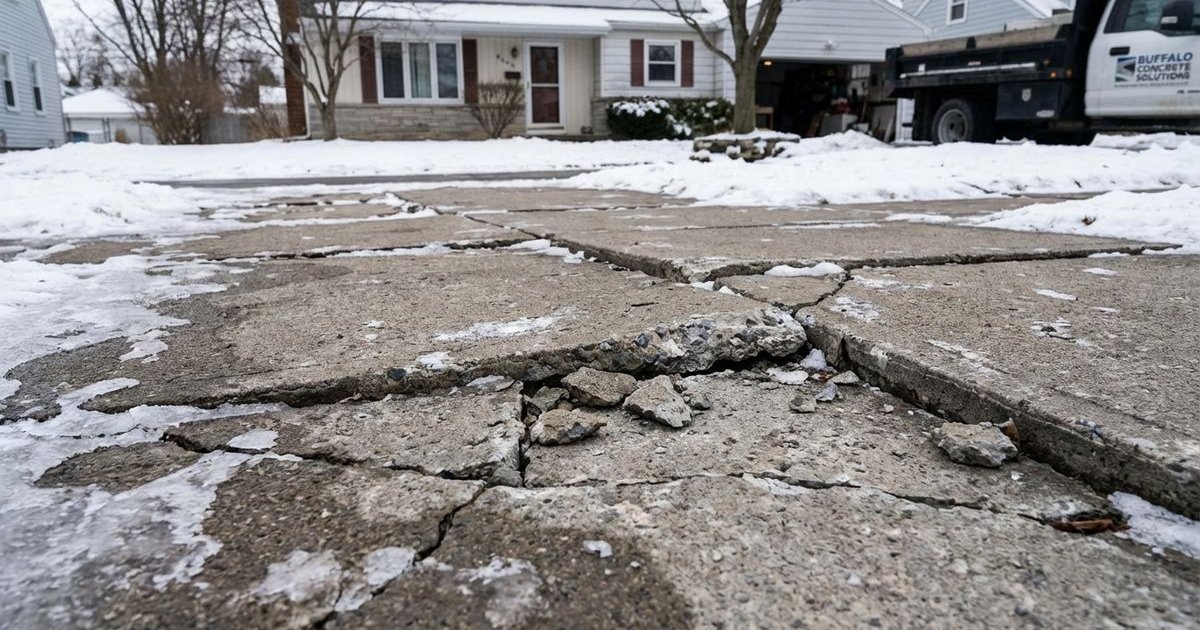 How Buffalo Winters Damage Your Concrete (And What You Can Do)